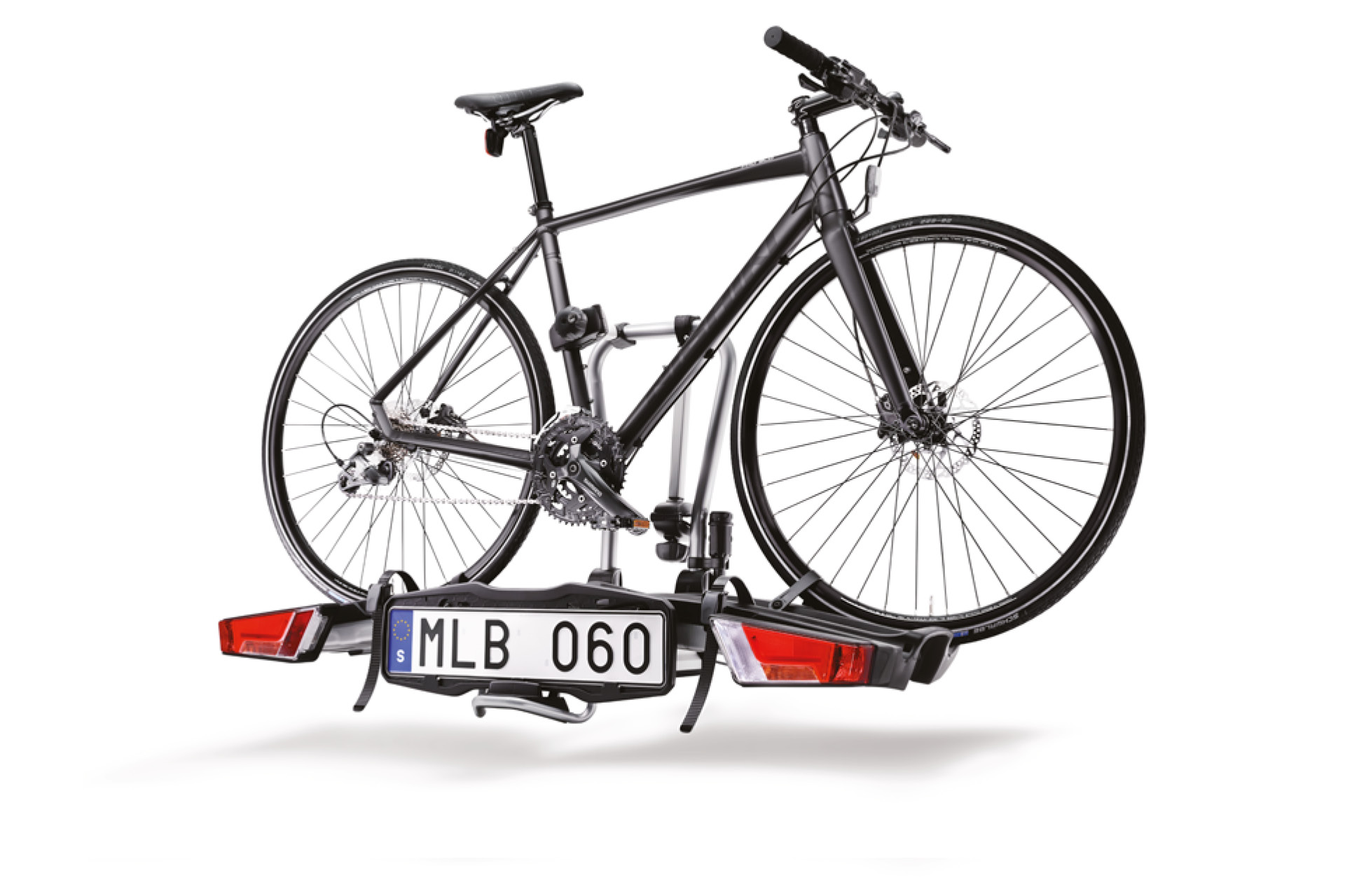 Klappbarer Fahrradträger für Anhängerzugvorrichtung (2 Fahrräder)